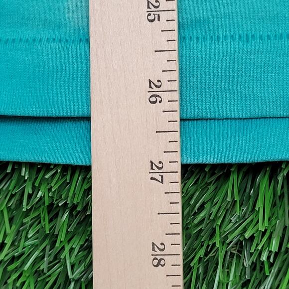 Vintage 90s Dancer Shirt Womens XL 23x27 Bleached Blue USA - Picture 16 of 16